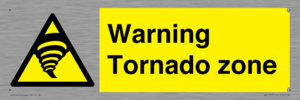 Warning Tornado zone